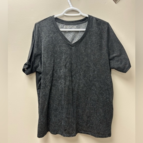 Women’s Grey V-Neck T Shirt - Picture 1 of 4